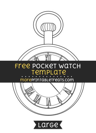 pocket watch template